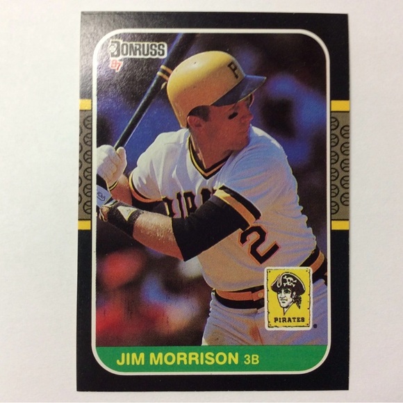 Leaf Other - 1987 Donruss - Jim Morrison #484 Pittsburgh Pirates Baseball Card NM